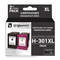 lamn301xlch563ch564-pack-2-cartouches-hp-remanufacturee-encre-noir-couleurs-graphmate-compatibles