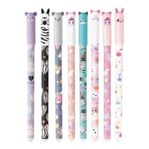 maipe219fille-stylo-effacable-mp-petits-animaux-kawai-pointe-moyenne-0-5mm-retractable-encre-bleue
