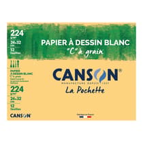 3096500-pochette-papier-a-dessin-blanc-'c'-a-grain-24x32cm-12fl-224gm2