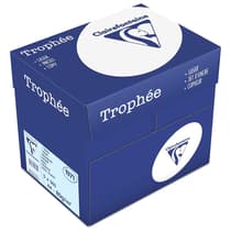 Carton 5 ramettes - Clairefontaine Trophée Bleu 80g