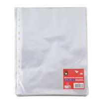 3246600-100-pochettes-perforees-a4-epaisses-lisse-bande-renforcee-1