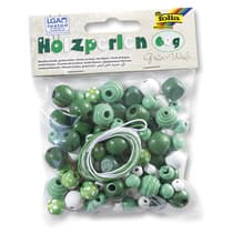 22974-Perles-en-bois-60g-dégradé-de-vert-et-blanc