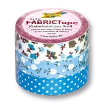 27304-Fabric-Tape-lot-de-3-rouleaux-bleu