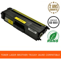 RONTRTN326Y-cartouche-BROTHER-TN326Y-laser-jaune-compatible