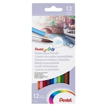 0595800-Boite-de-12-crayons-de-couleur-aquarellables-PENTEL