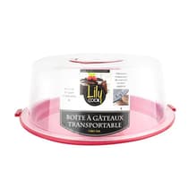 KP5288-Boîte-à-gâteaux-de-transport-LILY-COOK-en-plastique-rouge