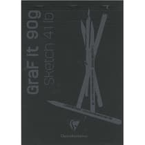 96841C-Bloc-croquis-A4-Graf-It -noir-broché-80-feuilles-détachables-90g
