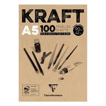 96544C-Bloc-papier-kraft-CLAIREFONTAINE-A5-100-feuilles-90g