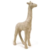 AP608O-Figurine-papier-mâché-pulpé-girafe-15-cm