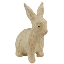 AP131O-Figurine-papier-mâché-pulpé-lapin-assis