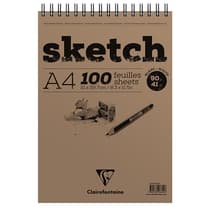 96604C-Sketch-book-CLAIREFONTAINE-A4-100-feuilles-blanches-90g