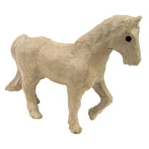AP108O-Support-papier-mâché-pulpé-cheval-11-cm