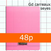 cah01-0007-cahier-couverture-plastique-rose-48-pages-grands-carreaux