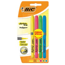 ECR07-0005-pochette-de-4-surligneurs-bic-highlighter-grip