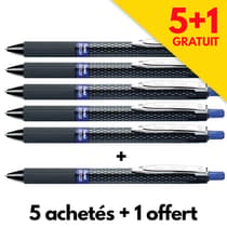 offre-speciale-5+1-gratuit-K4976stylo-roller-pentel-grip-gel-retractable