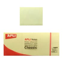10977-lot-3 mini-blocs-100-notes-repositionnables-rectangles-jaunes