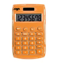 17762-calculatrice-de-poche-8-chiffres-orange
