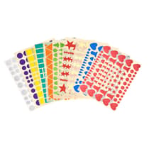 662745-Lot 10 planches de gomettes autocollantes