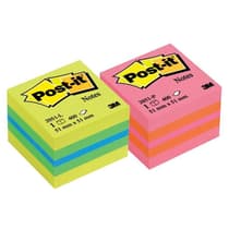 mini-post-it-citron-et-rose-51x51