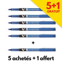 1453701-6---Bundle-stylo-roller-V5-pilot-bleu