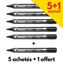 Bundle-Pilot-marqueur-100-ogive-noir-+1-gratuit