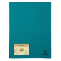 EXA884572EBLEU-protege-documents-a4-exacompta-forever-recycle-bleu-80-vues-40-pochettes