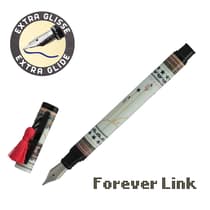 KR24426-stylo-plume-metal-plumink-forever-link-noir-pompon-rouge