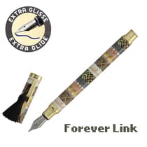 KR24426-stylo-plume-metal-plumink-forever-link-pompon-noir