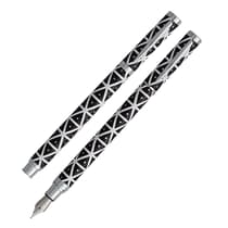 KR23196-Stylo-plume-PLUMINK-metal-Graphik-triangles