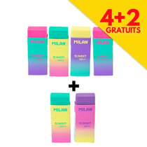 Lot-de-4-Gommes-MILAN-Nata-320-Sunset-+-2-offertes
