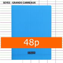cahier-clairefontaine-bleu-48p-seyes