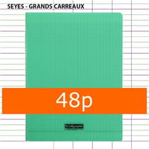 cahier-clairefontaine-vert-48p-A4-seyes