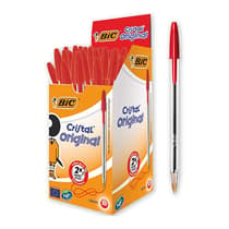 boite-de-50-stylos-bic-pointe-moyenne-rouge