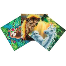 LOTDIAMANTART-lot-de-3-cartes-broderies-diamont-art-licorne-paresseux-lion