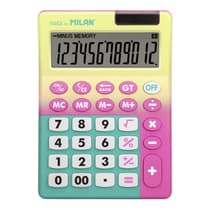 MIL151812SNPBL-calculatrice-bureau-solaire-milan-sunset-12-chiffres-grandes-touches-2