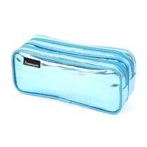SCHBLEUMETAL-trousse-rectangulaire-anonym-2-compartiments-bleue-metallique