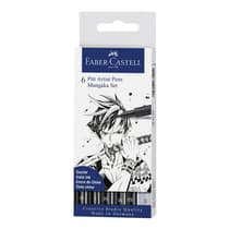 FAB167124-6-feutres-special-manga-faber-castell-encre-de-chine-noirs-pointes-calibrees-1