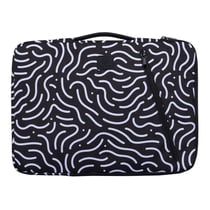 Sacoche Ordinateur 15 Pouces Liberty London Ianthe - Cuir Marine Italien Rembourré - Neuf