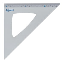 Équerre 60° 30 Cm Aluminium Arda - Outil De Précision Pour Dessin Technique