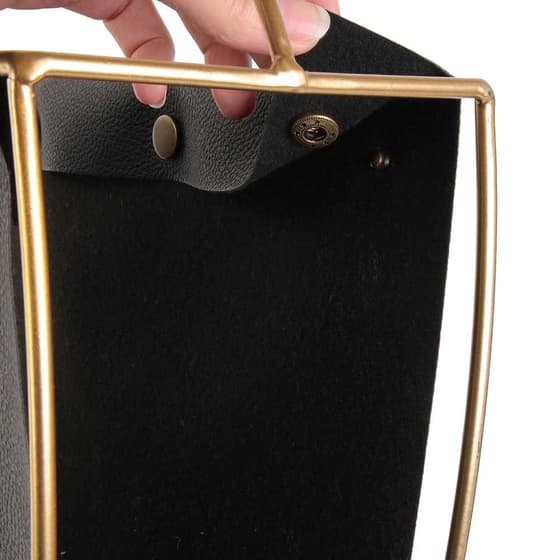 CMPRG6253-porte-magazine-design-noir-et-metal-dore-7