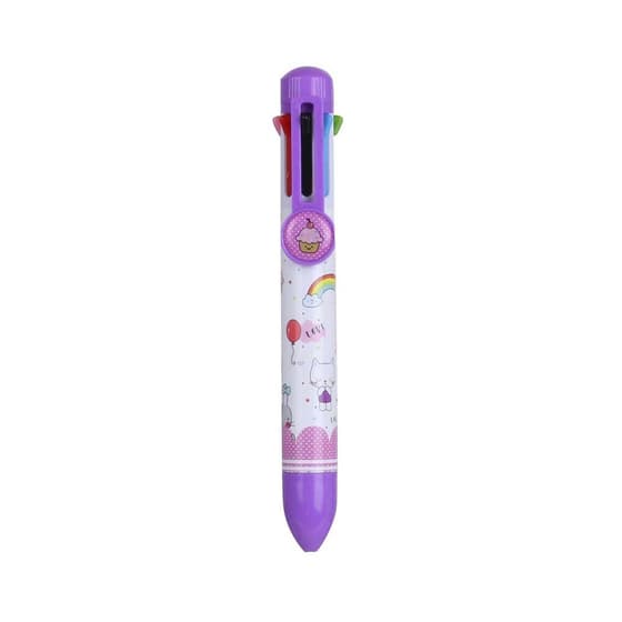 CMPEC32251VIOLET-stylo-bille-8-couleurs-kawai-corps-violet-1