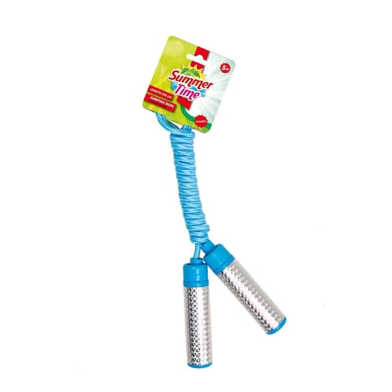 VAN2008444VERTBLEU-corde-a-sauter-210cm-summertime-poignees-metalliques-1