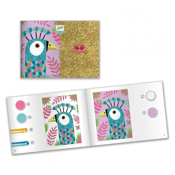 DJ08663-djeco-eblouissants-oiseaux---art-au-numero-sables-et-paillettes-2