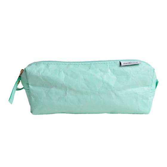 OBEDES23648879VERT-Trousse-rectangulaire-OBERTHUR-Colors-Paper-vert-pastel-effet-froisse-1