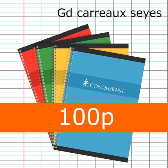 CAH03-0007-Cahier-reliure-spirale-A4-21x29,7-100p-Grands-Carreaux-Seyes-70g-Couvertures-assorties-1