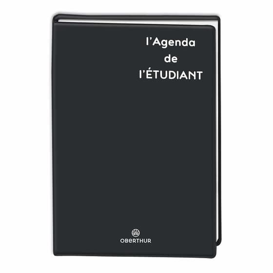 OBE1861021NOIR-Agenda-etudiant-jour-page-OBERTHUR-Tradition-Humour-13x18cm-2023-2024-Septembre-noir