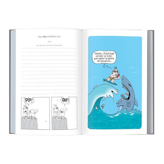 OBE1861021NOIR-Agenda-etudiant-jour-page-OBERTHUR-Humour-13x18cm-2023-2024-Septembre-noir-2