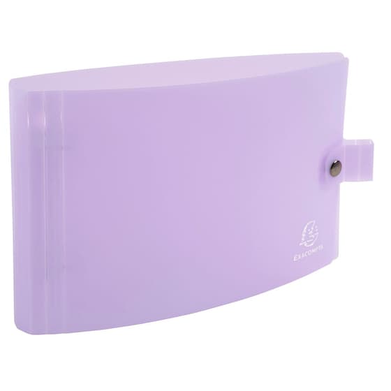 exa52170eviolet-classeur-a-fiches-bristol-a5-exacompta-chromaline-pastel-2-anneaux-polypro-mauve