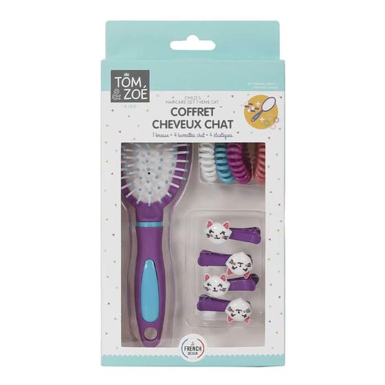 cmpsc29586-set-coiffure-enfant-brosse-a-cheveux-barettes-chat-elastiques-2