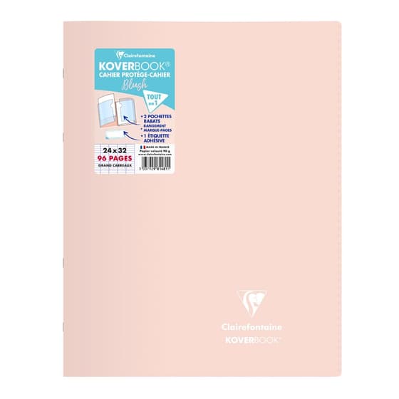 CLA981081CROSE-cahier-koverbook-polypro-pastel-rose-24x32-96p-seyes-avec-marque-page-1